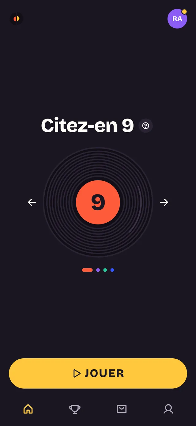 L'accueil de Battle de Streams : un disque par mode de jeu
